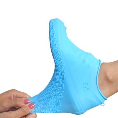 China Non Durable Reusable Decorative Slip Reusable Waterproof Silicone Rubber Shoe Covers for sale