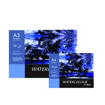 China Wholesale Low Price High Quality Watercolor Painting Paper A4 Watercolor Pad for sale