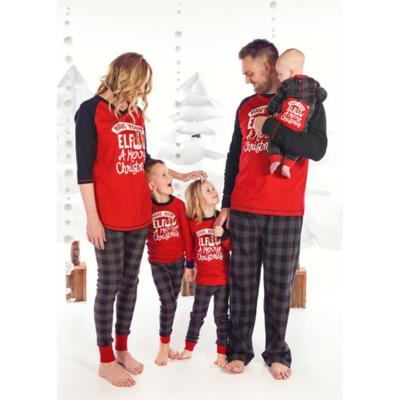 China 2021 New Breathable Christmas Family Parent-child PAJAMAS 2021 Sets Christmas Family Matching Pajamas for sale