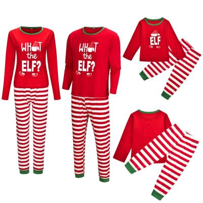 China 2021 Hot Sale Family Print Christmas Pajamas Breathable Matching Pajamas for sale