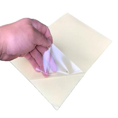 China Waterproof self-adhesive clear paper sticker a3 self-adhesive transparent sticker paper for sale