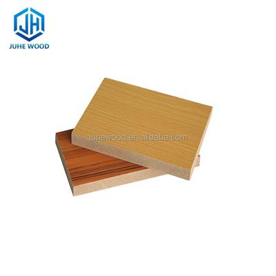 China Moisture Proof 18mm Both Sides Wood Grain Color Melamine MDF Board for sale