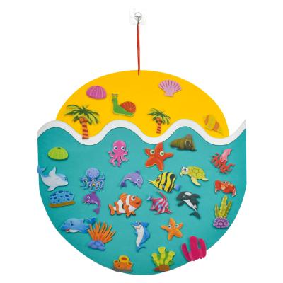 China Eco-Friendly Material Under Sea Animals Felt Flannel Boards Stories Figure Sets For Toddlers Preschool for sale