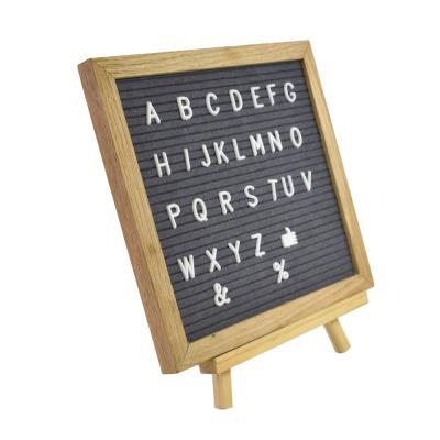 China China Bestselling Wooden Letter Board Changeable Color Felt Letter Board Customized With Bag Letter Holder for sale