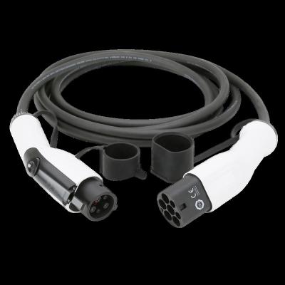 China Electric Vehicle Car Charging Mode 3 EV Charging Cable 16A 32A Type - 2 To Type 1 EVSE Adapter IEC 62196-2 SAE J1772 Male To EV Female Plug for sale