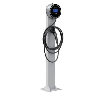 China Electric Vehicle Charging Wall Mounted 7KW Car 22 KW Home Use AC EV Charger With Touchable Display Screen for sale