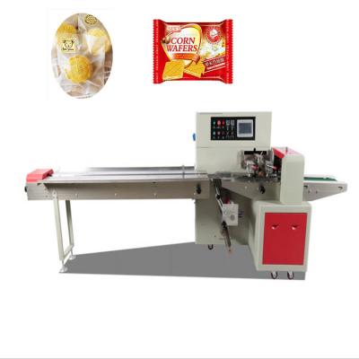 China Muitifunction / Commercial Type Cookie Packing Machine Chocolate Pillow Easy Operation Pillow Packing Machine for sale