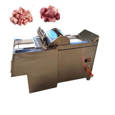 China Mutifunction And High Output Automatic Beef Bone Block Crusher Discount Price Meat Cube Fresh Meat Frozen Meat Cutting Machine for sale