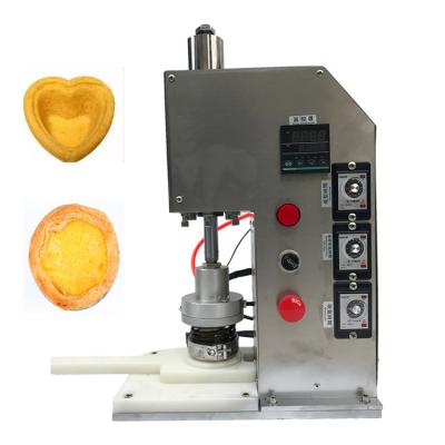 China Can Make Different Shape and High Productive MIni Egg Tarlet Shell Crust Maker Egg Tart Molding Machine Egg Shell Forming Machine Tart for sale