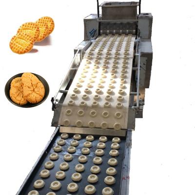 China Dairy Factory Multifunctional Automatic Chocolate Cookie Forming Machine Black Walnut Cookie Maker Soda Cookie Making Machine for sale