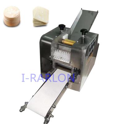 China Light/Small/High Volume Small Business Productive Manufacturer Chinese Semi Circle Dumplings Skin Cutter Dumpling Wonton Skins Machine for sale