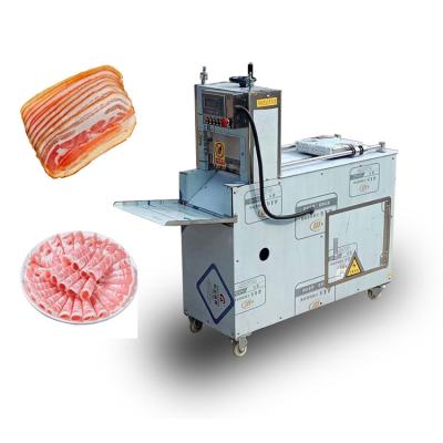 China Mutifunction and High Output Automatic High Quality Commercial Meat Bacon Slicer Machine for sale