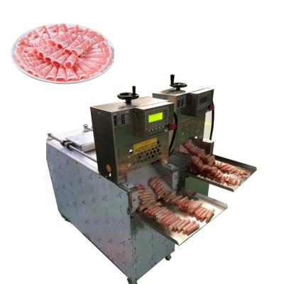 China Mutifunction and High Output High Speed ​​Beef Roll Cutter Bacon Slicer Mutton Meat Slicing Machine for sale