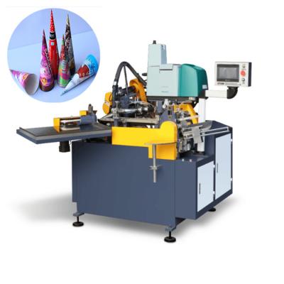 China Full Automatic And Easy To Operate High Output Automatic Ice Cream Cup Paper Cone Sleeve Making Machine for sale