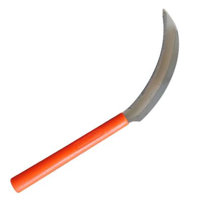 China Unrated Hot Selling Orange Sickle With Handle For Harvesting Garden Plant Professional Hand Tool for sale