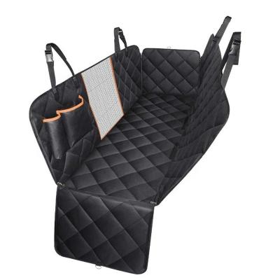 China 100% Scratch Proof Stocked Waterproof Dog Crate Covers Model Dog Seat Cover Pet Car Hammock 600D Oxford Non-Slip Dog Car Seat Cover for sale