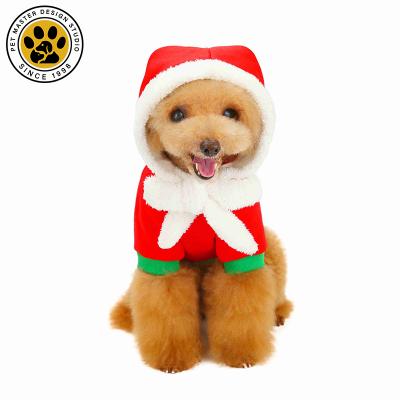 China 2022 New Arrival Factory Outlet Pet Clothes Dog Autumn Winter Super Soft Stocked Cloth And Stretchy Christmas Dog Coat Dog Hoodie for sale