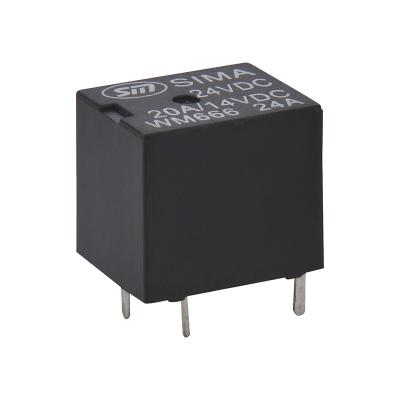 China AG Alloy Automobile Relays 4 Pin 5 Pin NO/NC PCB Mini Relay 12v 24v Automotive Relay WM666 for sale