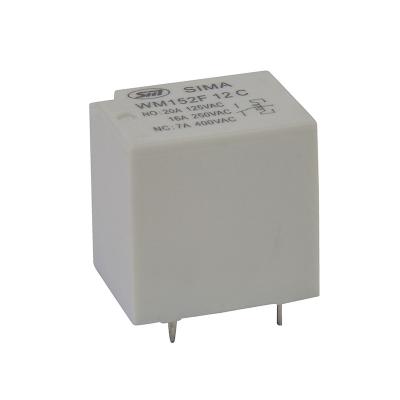 China 4 Terminal Sealed Miniature PCB 20A 125VAC 0.36W 1A SPST NO Relay DC 24v 5pin 1C OR High Sensitivity Power Electromagnetic Relay WM152F for sale