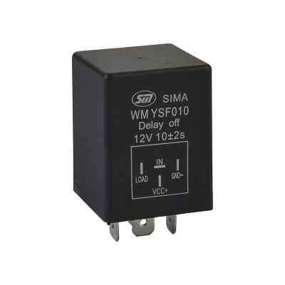 China 12 Volt Auto Timer Delay Relay 24v 4 Pin DC Unsealed Relay 12v NO Delay Off Switch WM YSF010 for sale