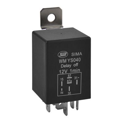 China 12 volt auto timer delay relay 24v 6 pin dc unsealed relay 12v NO NC off/on delay switch WM YS040 for sale