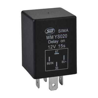 China 12 Volt Unsealed Auto Timer Delay Relay 24v DC Relay 12v NO 4 Pin Off/On Delay Switch WM YS020 for sale