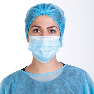 China Medical Surgical Nonwoven Face Mask Elastic Mask Ear-loop Breathable Medical Face Mask With CE for sale