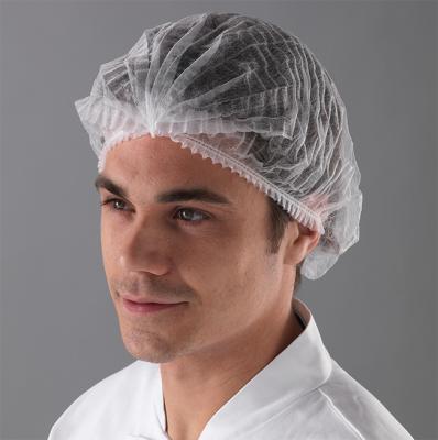 China Polypropylene Single Bungee Hat Disposable Lightweight Crowd Protective Hats For Catering Industry for sale