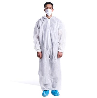 China With Hood Non Woven Disposable Nonwoven Protective Coverall for sale