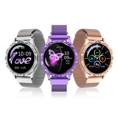 China 2021 New Touch Screen Fashion Watch Heart Rate Sleep Monitoring Women Smart Watch For Ladies Waterproof Android IOS IP67 Smartwatch ECG for sale