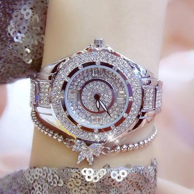 China Water Resistant Women Watches 2021 Top Brand Fashion Diamond Ladies Wristwatches Luxury Quartz Female Watch Stainless Steel Rhinestone Crystals for sale