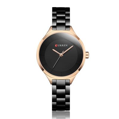 China Top Water Resistant Brand Fashion Girls Watches Zinc Alloy Japanese Quartz Female Wrist Watch Ladies CURREN Gifts Clock Relogio Feminino Women for sale