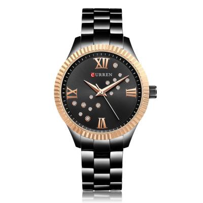 China Dropshipping Brand Luxury Diamond Ladies Rhinestone Dial 3Bar Water Resistant Wristwatches Fashion Woman Quartz Analog Watches for sale