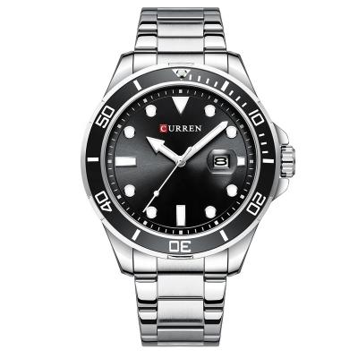 China Stainless Steel Dive Male Wristwatch Dropshipping Quartz 3Bar Waterproof Original Automatic Top Brand Classic Curren Date Luxury Men's Watch Stainless Steel for sale