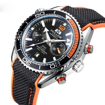 China Top Brand Luxury Waterproof Men's Dropshipping Automatic Date See Through Automatic Multi Functional Mechanical Sports Male Wristwatches for sale