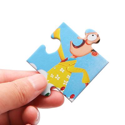 China INDOOR GAMES PLAY Jigsaw Puzzle Bestsellers Smart Bus 50pcs Paper Puzzle For Kids for sale