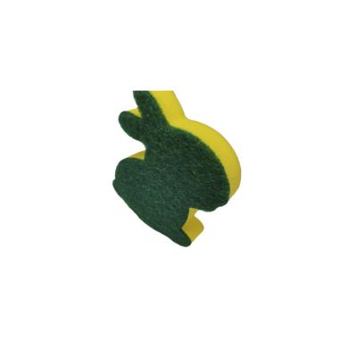 China KHA054 Kitchen Care Heavy Duty Scrub Sponge Kitchen Cleaner Dish Sink And Bathroom Cleaning Scrubber Polyurethane Sponge Scrubber Pad for sale