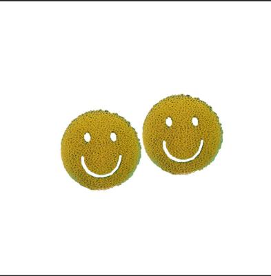 China KHA047 Premium Quality Kids Toy Cute Smiling Shape Face Makeup Remover Soft Floating Soft Floating Loofah Like Sponge BIGA047 for sale