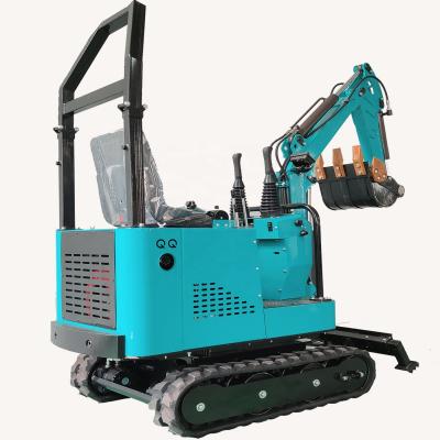 China China 1000KG Mini Bagger Hydraulic Crawler Garden Household Mini Bagger Construction Excavator For Trench for sale