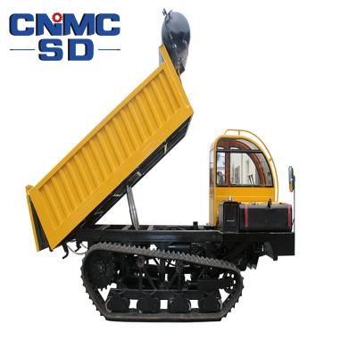 China Contruction EPA Certificated 6T Loading CNMC-SD6T Diesel Engine Driven Hydraulic Mini Crawler Dumper with Rubber Track for sale