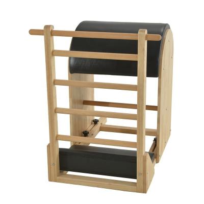 China Wholesale high quality oak wood yoga studio body shape gym pilates collected training ladder barrel for sale