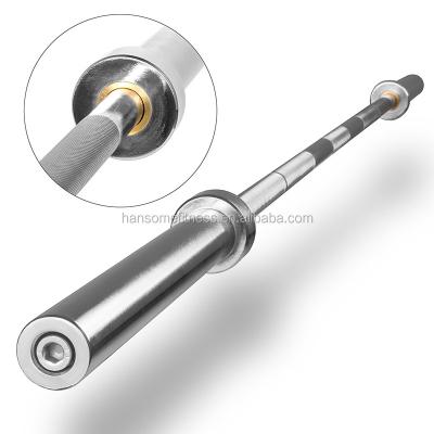 China Commercial use high quality men's weightlifting barbell with 15kg and 20kg for sale