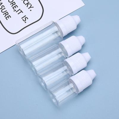 China Household Products Empty Squeezable Liquid Dropper Cap Dropper Bottle For Small Mouth Plastic Dye Glue And Other Household PET for sale