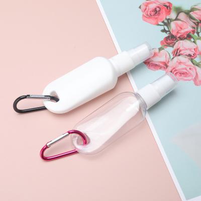 China Travel Cosmetic Bottle Keychain1.7oz Plastic Key Chain Bottles Portable Empty Reusable Squeezable Mist Containers Fine Spray Bottle CN; ZHE for sale