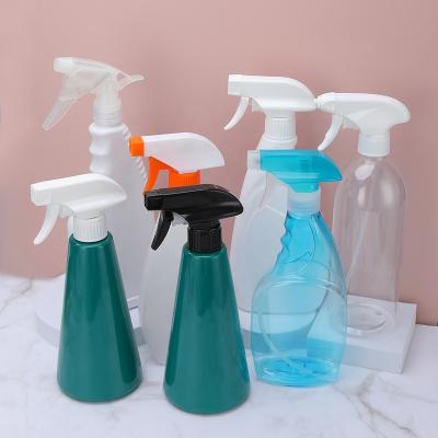 China High Quality Plastic 16oz/500ml Fine Hair Plastic Water Spray Bottle Sprayer Gun Professional Round Shape Spray Bottle for sale