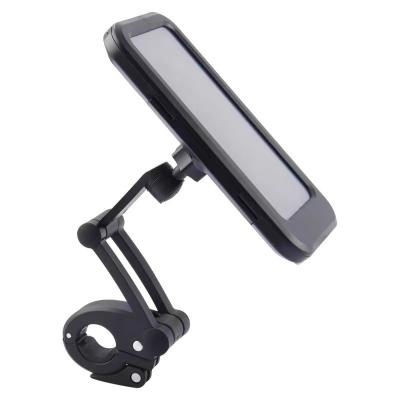 China Adjustable Bracket New arrival waterproof bike phone holder case bicycle mobile phone bag stand holder for sale