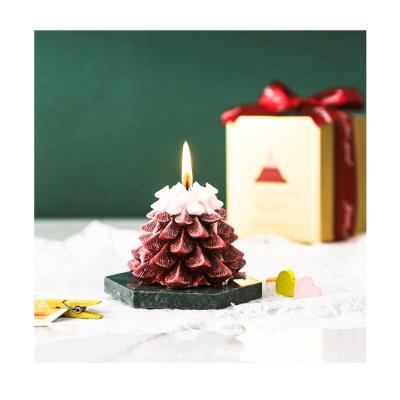 China Romantic Creative Aromatherapy Birthday Candles Nordic Christmas Tree Scented To Candle Fragrance Xmas Tree Home Air Fresheners for sale