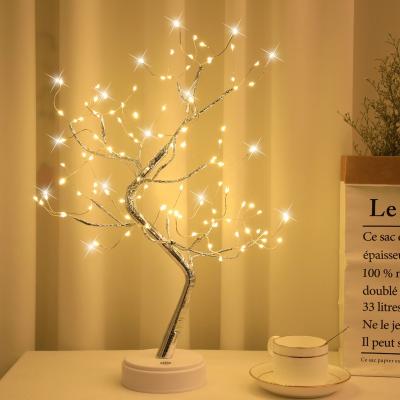 China Tree Chritmas Holiday LED Decoration Light Tree Night Lights LED Table Lamp For Party Home Decoration for sale