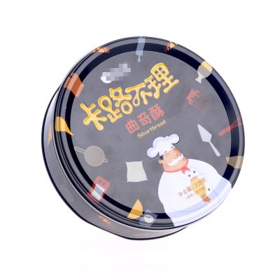 China Packaging First Grade Round Wholesale Cookie Tins for sale