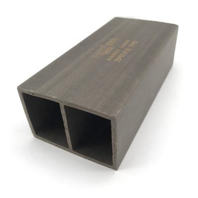 China NecoWood Flame Retardant Rot-resistant Interior Decoration WPC engineered Timber Tube for sale